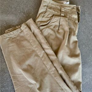 Women’s High Waisted Tan Topshop Pants